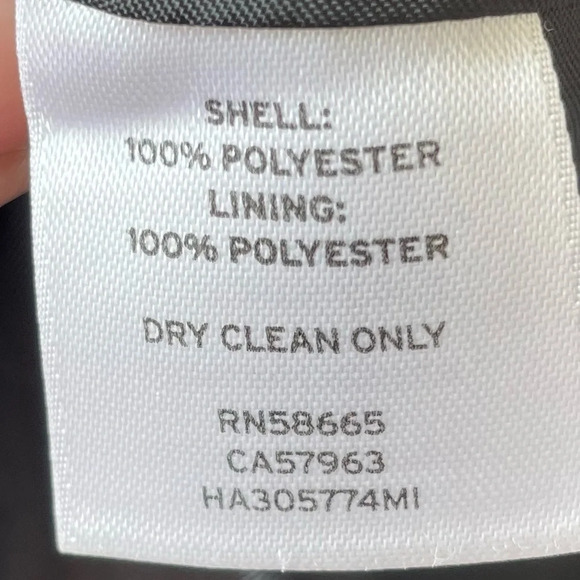 Halogen (Nordstrom) Black and White Open Front Blazer, Women’s Small - Picture 5 of 8